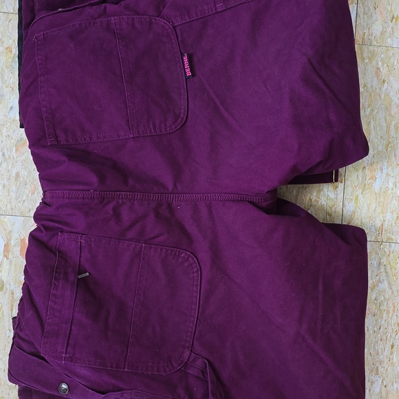 Berne Women's Softstone Duck Insulated Bib Overall Size Large - Picture 6 of 12